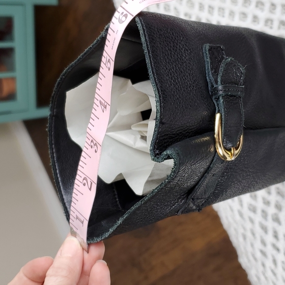 Steve Madden Intyce Pebbled Leather Slouchy Riding Soletech Boots - Picture 14 of 16